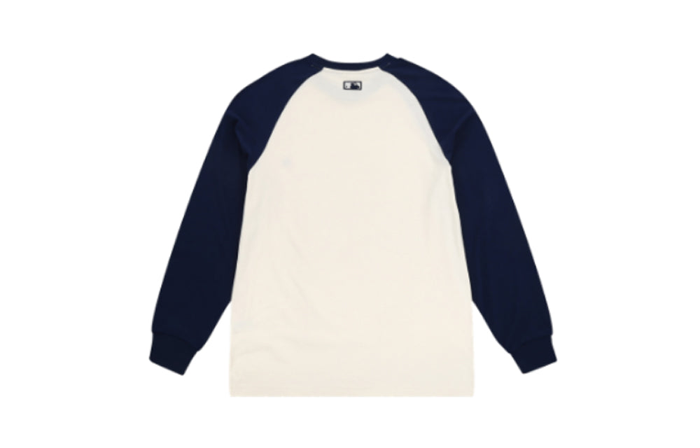 MLB LA Splicing Long Sleeves Unisex Navy Blue 31TS03941-50N