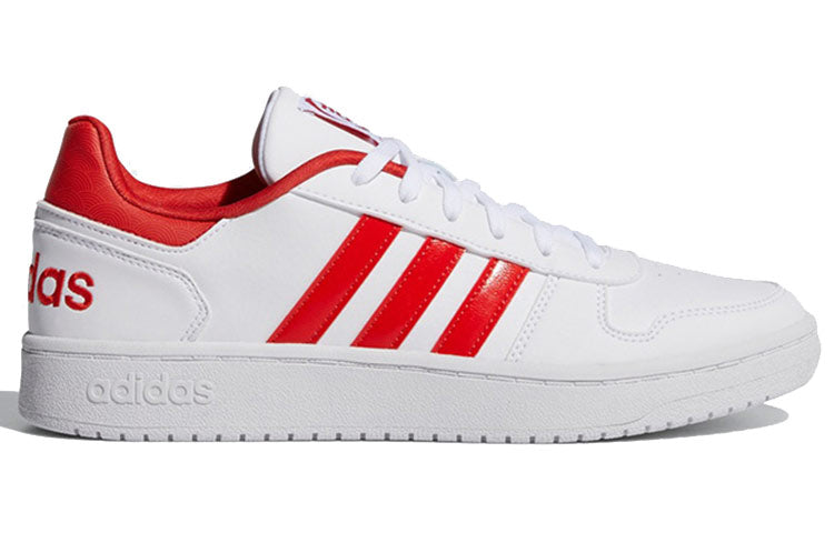 adidas Hoops 2.0 'White Red' EE6501