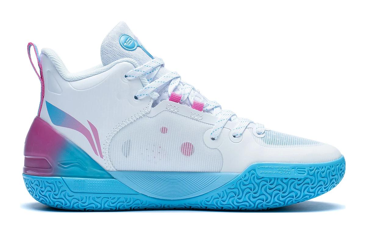 (GS) Li-Ning Yushuai 16 Mid 'White Blue Purple' YKBT012-1