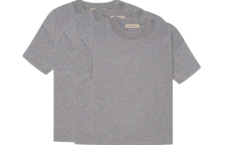 Fear of God Essentials SS22 3 Pack Tee Dark Oatmeal FOG-SS22-189