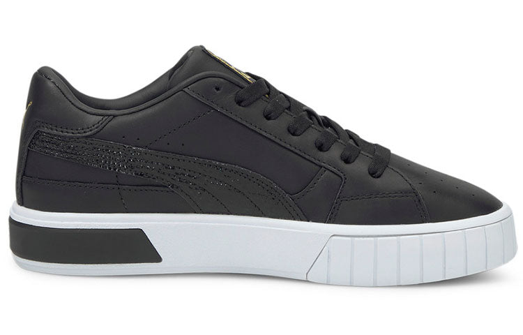 (WMNS) PUMA Cali Star Snake Sneakers Black/White 380629-02