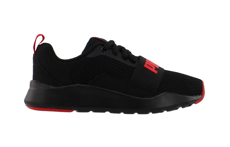 (PS) PUMA Wired SoftFoam Running Shoes Black/Red 366903-07