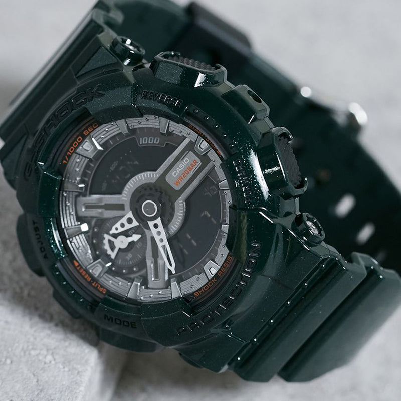 CASIO G-Shock Analog-Digital 'Green' GMA-S110MC-3