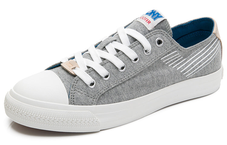 PONY Comfortable Low Canvas Shoes Beige/Grey 02M1SH04LG