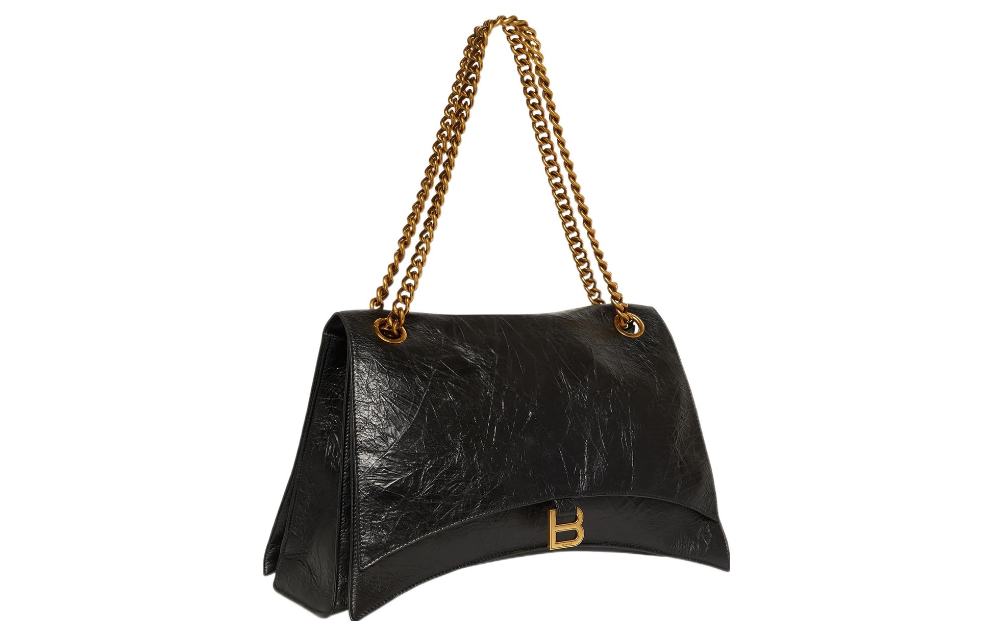 (WMNS) Balenciaga Crush Large Chain Bag 'Black' 716332210IT1000