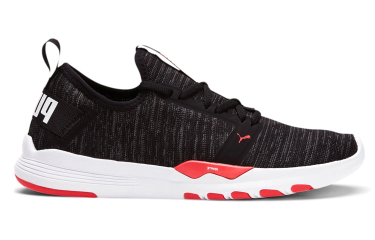 (WMNS) PUMA Ignite Contender Knit 'Black Energy Red' 192810-01