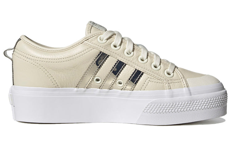 (WMNS) adidas Nizza Platform 'White Gold' FY6739