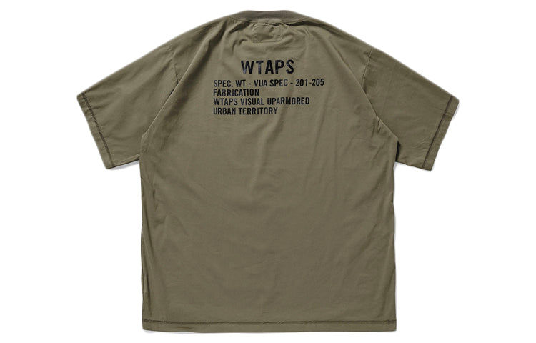 WTAPS Back Letters Printed Short-Sleeve Men 201GWDT-SHM02