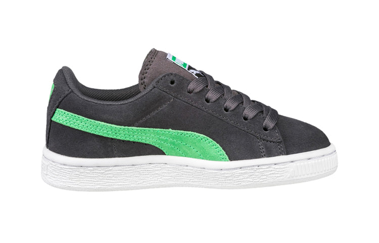 (PS) PUMA Suede Casual Shoes Grey/Green 360757-73