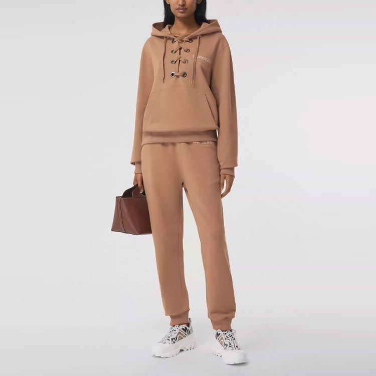 (WMNS) Burberry SS21 Printing Cotton Loose Hoodie 80386901