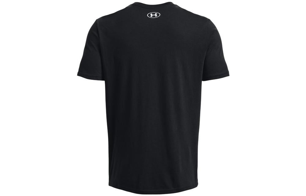 Under Armour Camo Chest Stripe Short Sleeve T-shirt 'Black White' 1376830-001