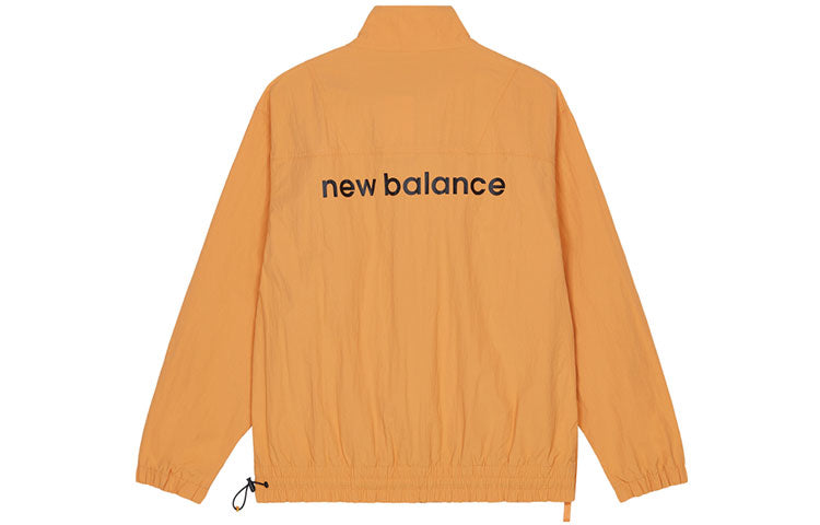 New Balance Men's New Balance Logo Printing Half Zipper Sports Jacket Orange AMJ13359-GPO