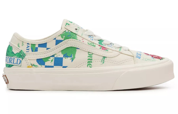 Vans Eco Theory Old Skool 'White Green' VN0A54F4AS1