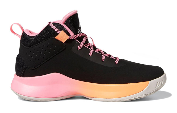 (GS) adidas Cross 'Em Up 5 Wide 'Black Beam Pink' GX4793