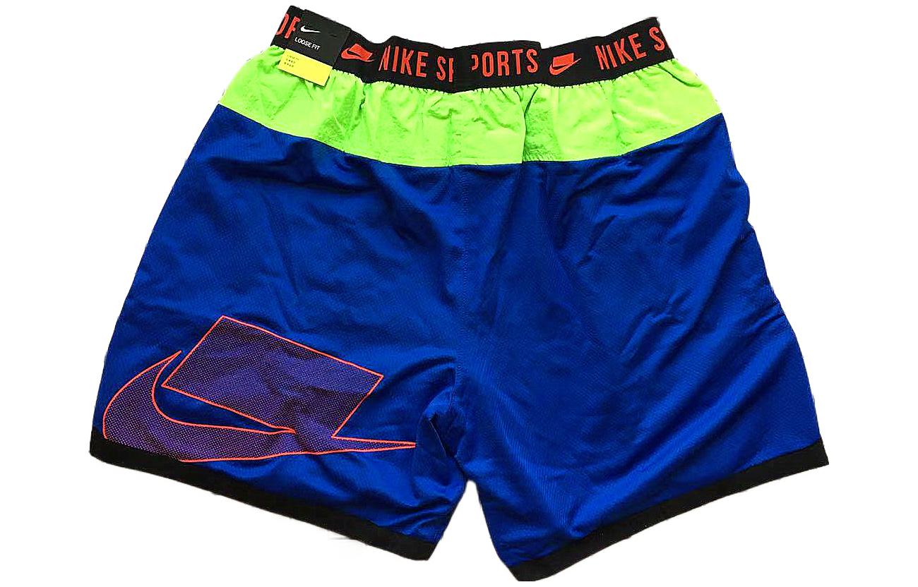 Nike Colorblock Breathable Sports Shorts Blue BV3250-480