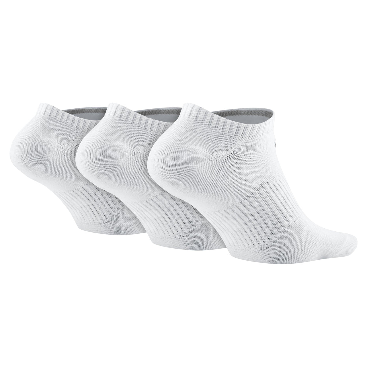 Nike Sports 3 Pairs Breathable Shallow Sports Socks Couple Style 3 Pairs White SX4705-101