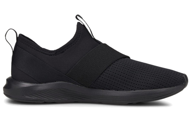 (WMNS) PUMA Prowl Slip On Low-Top Sneakers Black 193078-14