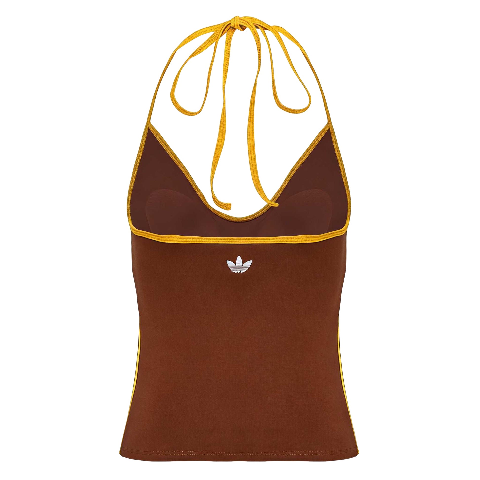 (WMNS) adidas Sports Top Asia Sizing 'Brown' KT3050