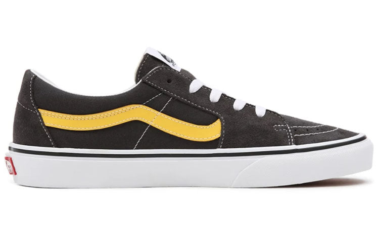 Vans SK8-Low Utility Pop Casual Skate Shoes Unisex Black Yellow VN0A4UUKB61