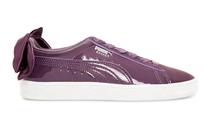 (GS) PUMA Basket Bow Glam Leisure 'Purple' 368224-02