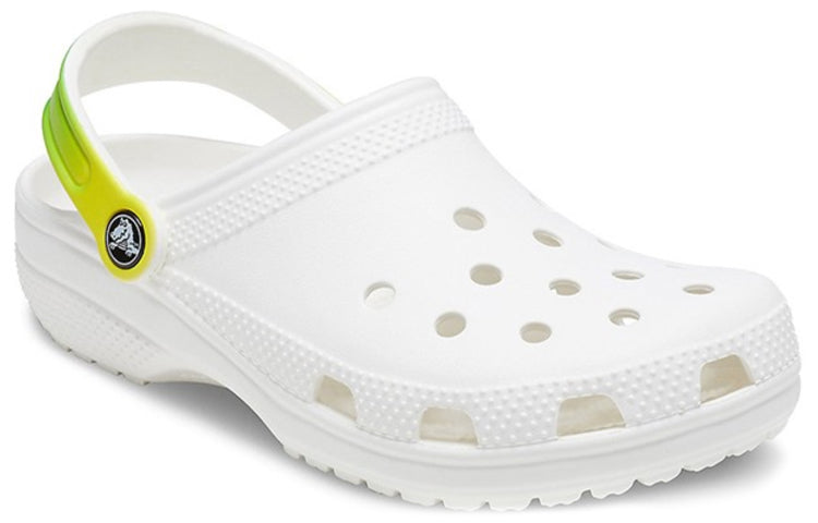 Crocs Classic Clog Beach Sandals White Gradient Green 206638-1DC
