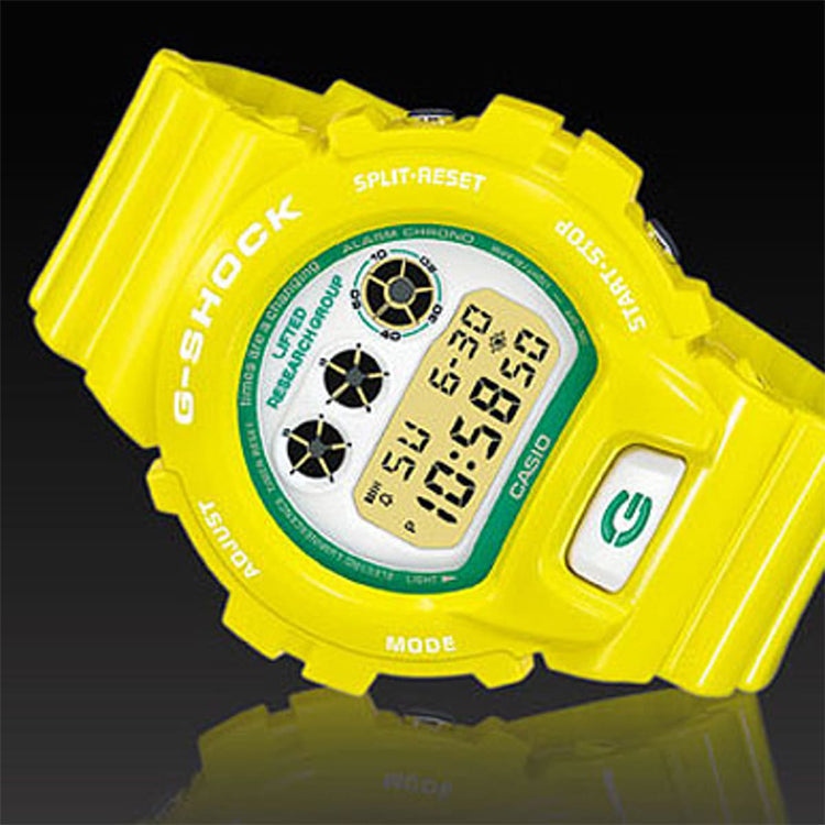 CASIO G-Shock Digital 'Yellow' DW-6900LR-9AJR