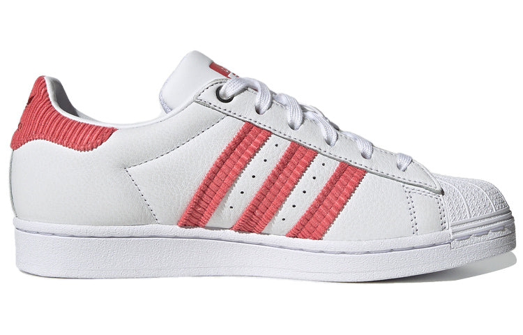 (WMNS) adidas Superstar 'Corduroy Striped - White Tactile Pink' H69024