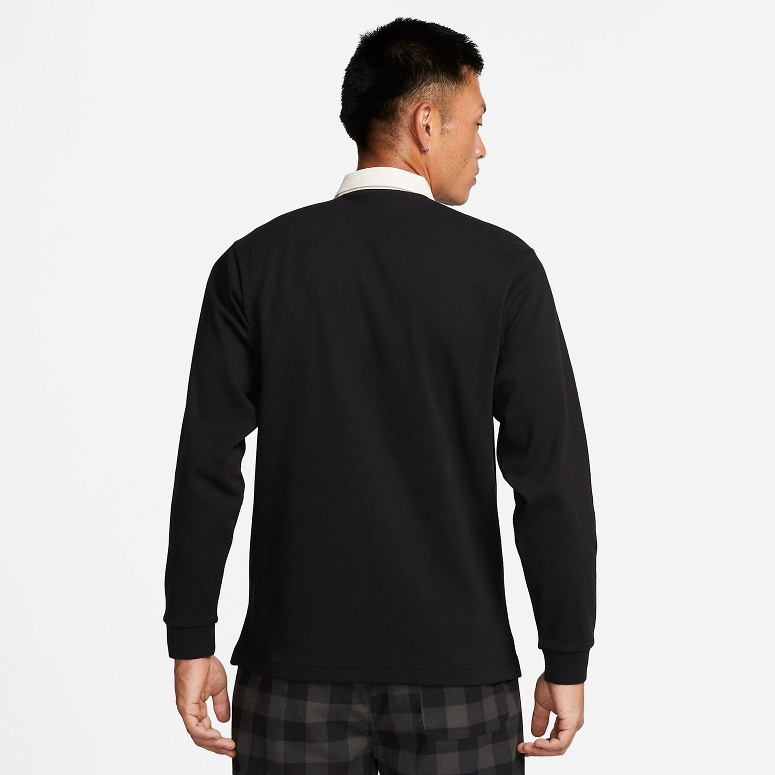 Nike Solo Swoosh Rugby Top Asia Sizing 'Black' DQ5222-010