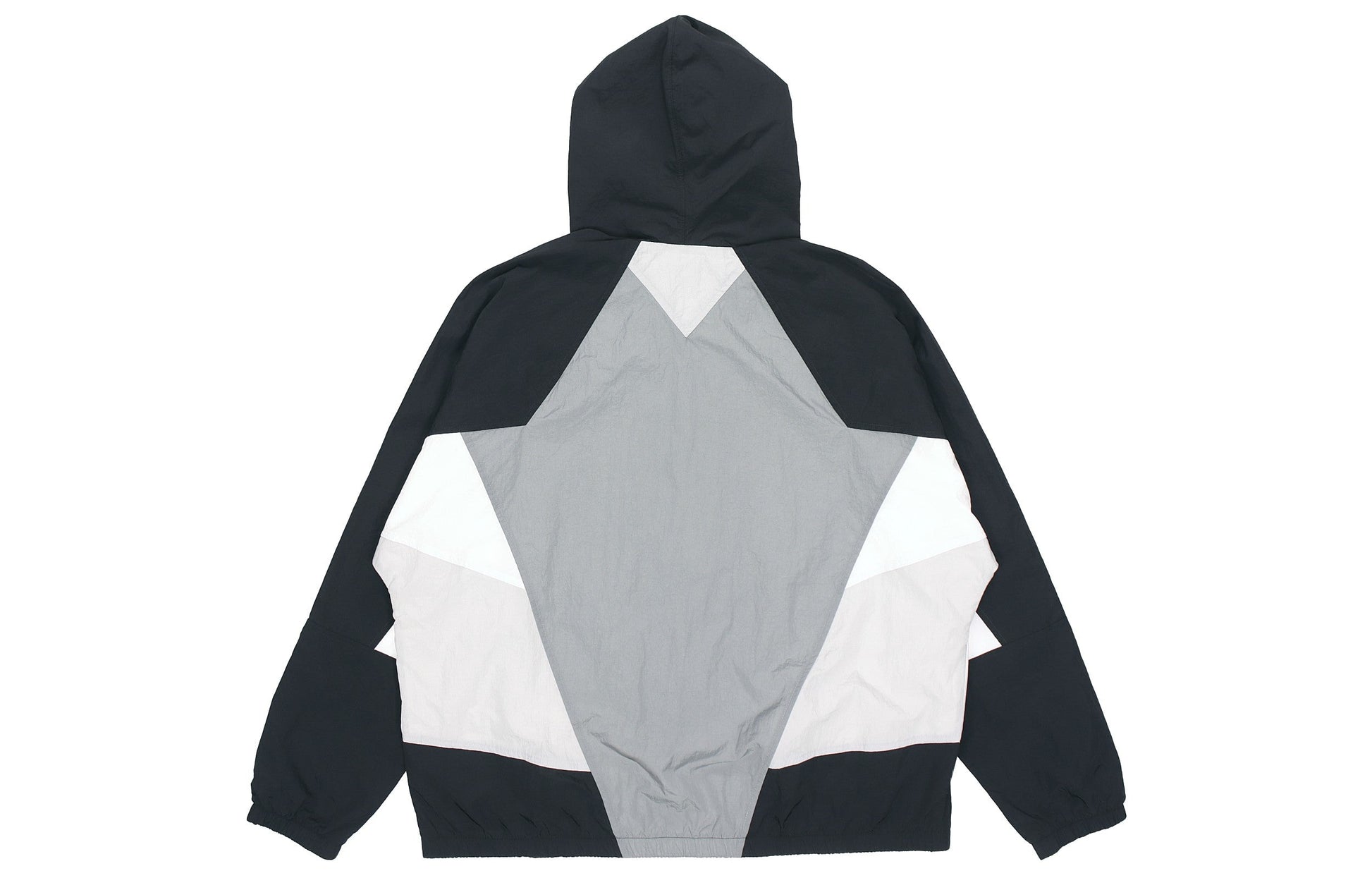 Nike Patchwork Contrast Windproof Woven Hooded Jacket For Men Grey Gray DB5172-084