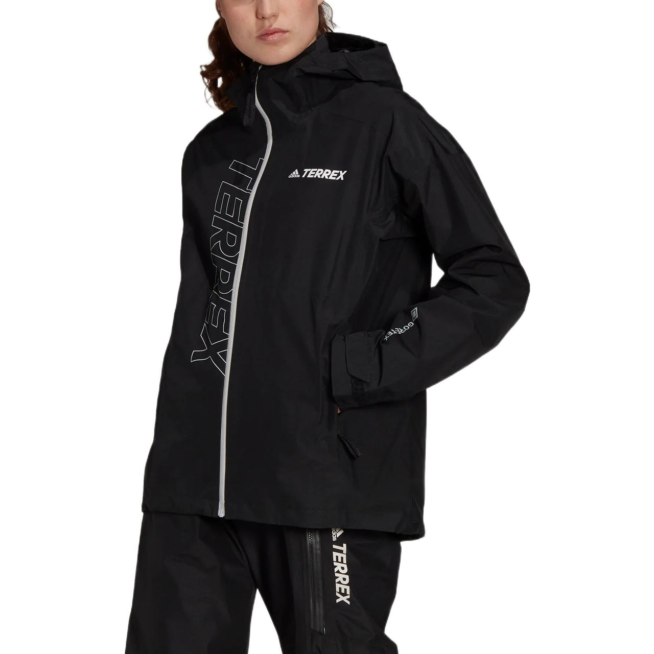 (WMNS) adidas Terrex Gore-Tex Paclite Rain Jacket Asia Sizing 'Black' GM4807