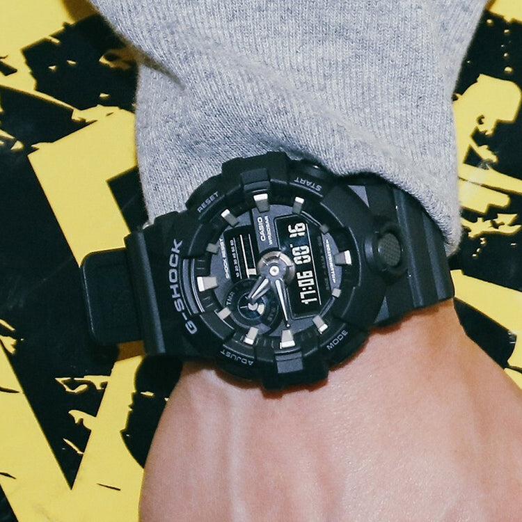 CASIO G-Shock Analog-Digital 'Black' GA-700-1B