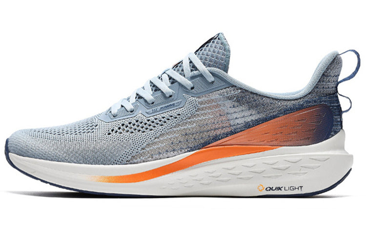 361 Degrees QU!K Light Breathable Running Shoes 'Gray Orange 572022241-4