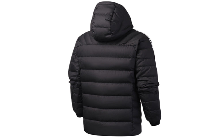 adidas Tmac Down Jkt Basketball Training Sports hooded Stay Warm Down Jacket Black EI9712