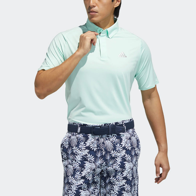 adidas Te Polo Ss Golf Sports Short Sleeve Polo Shirt Mint Green GM3620