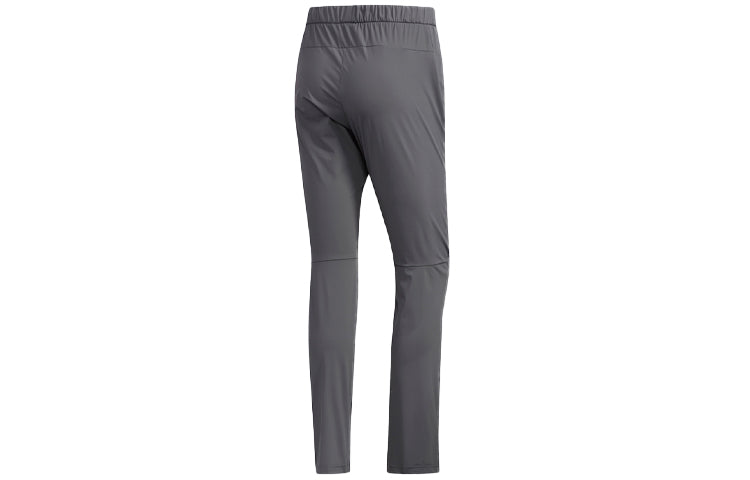 Men's adidas Xplr Stretch Pt Logo Pattern Loose Straight Sports Pants/Trousers/Joggers Gray EH5015