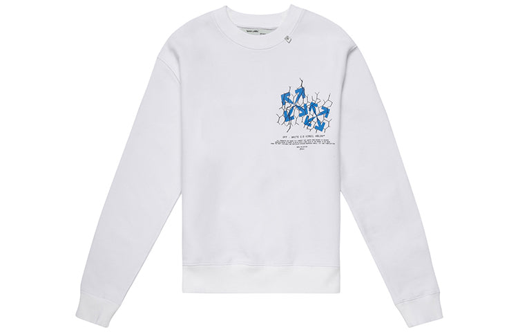 Off-White Fence Arrows T-Shirt Arrow Printing Long Sleeves OMBA025S20E300020130