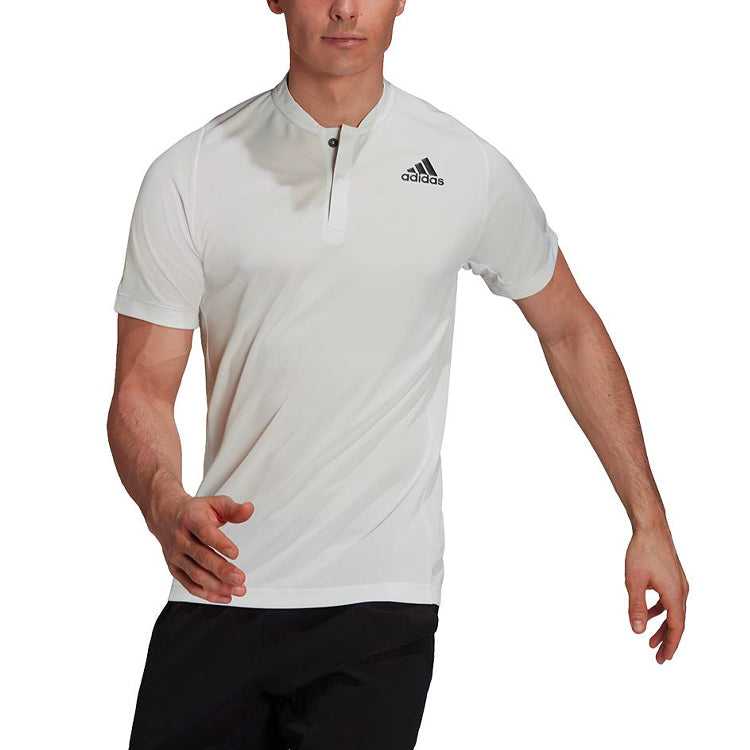 adidas Tennis Sports Short Sleeve Polo Shirt White GP7833