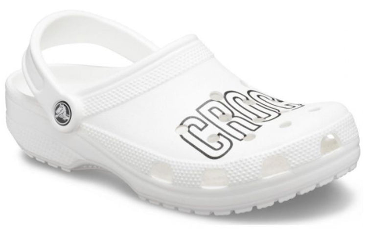 Crocs Classic Clog Logo 'White' 206450-103