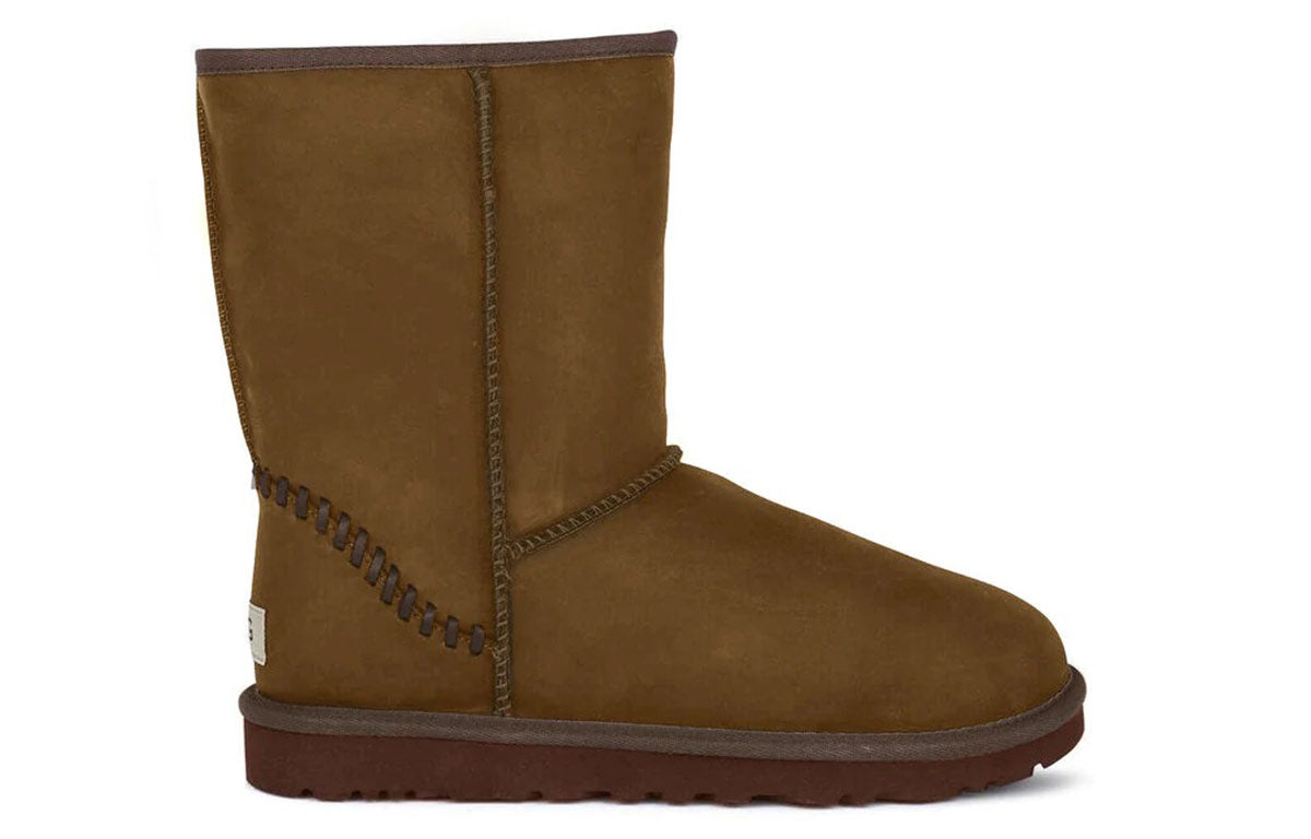UGG Classic Short Deco Snow Boots Brown 1110042-CHE