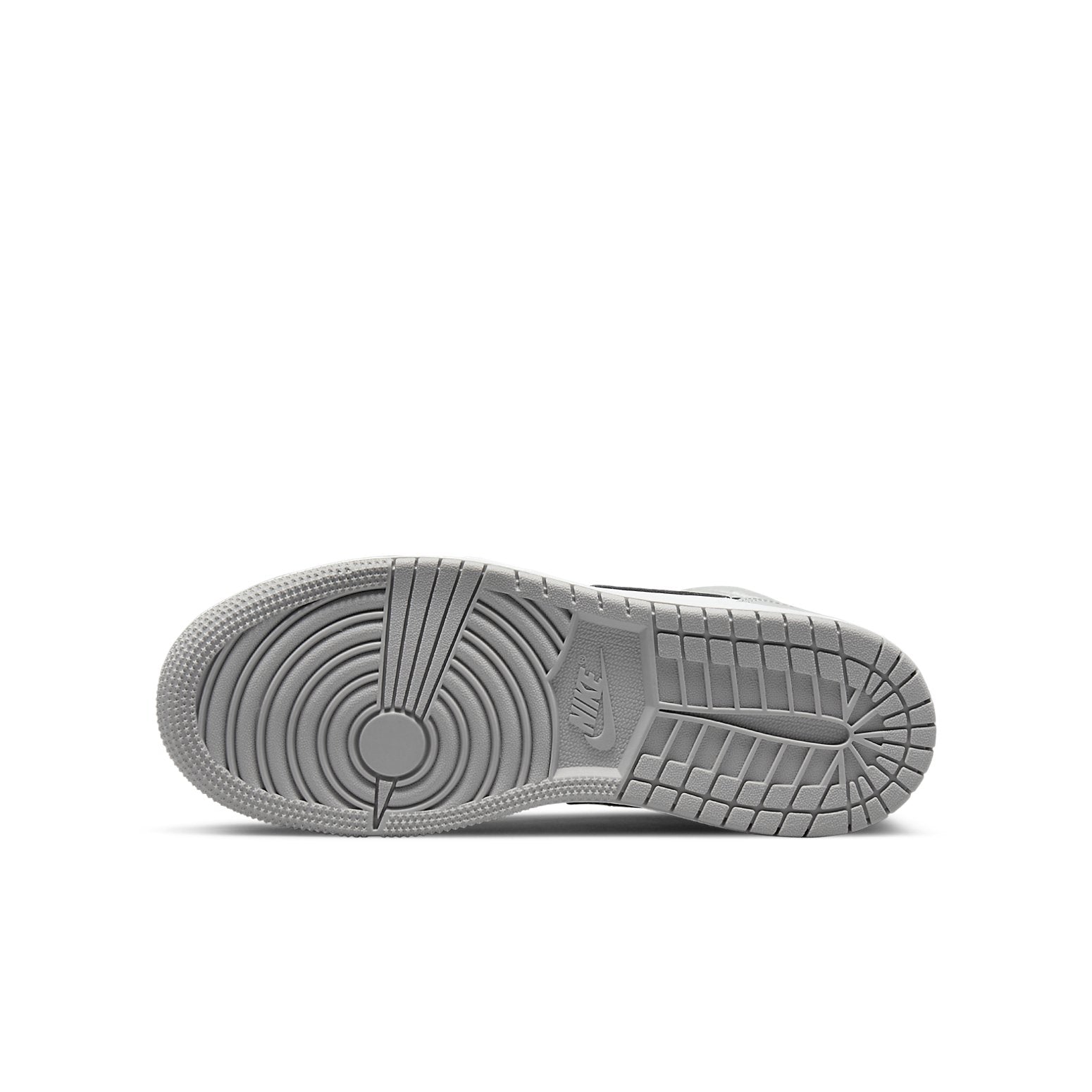 (GS) Air Jordan 1 Mid 'Light Smoke Grey' 554725-078