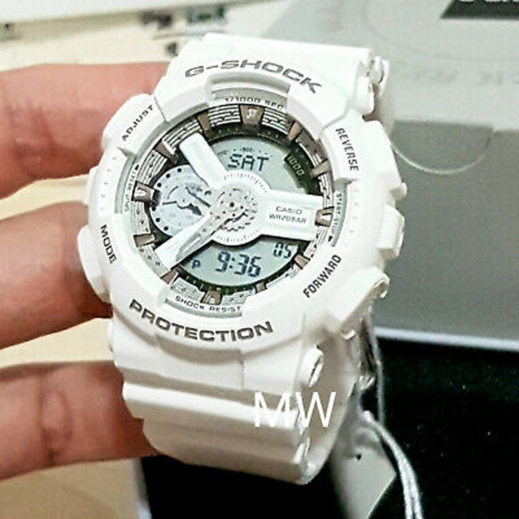 CASIO G-Shock Analog-Digital 'White' GMA-S110CM-7A2
