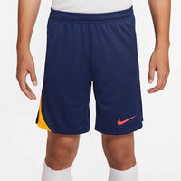 Nike Strike Dri-Fit Soccer Shorts 'Blue Void Laser Orange' FN2402-494