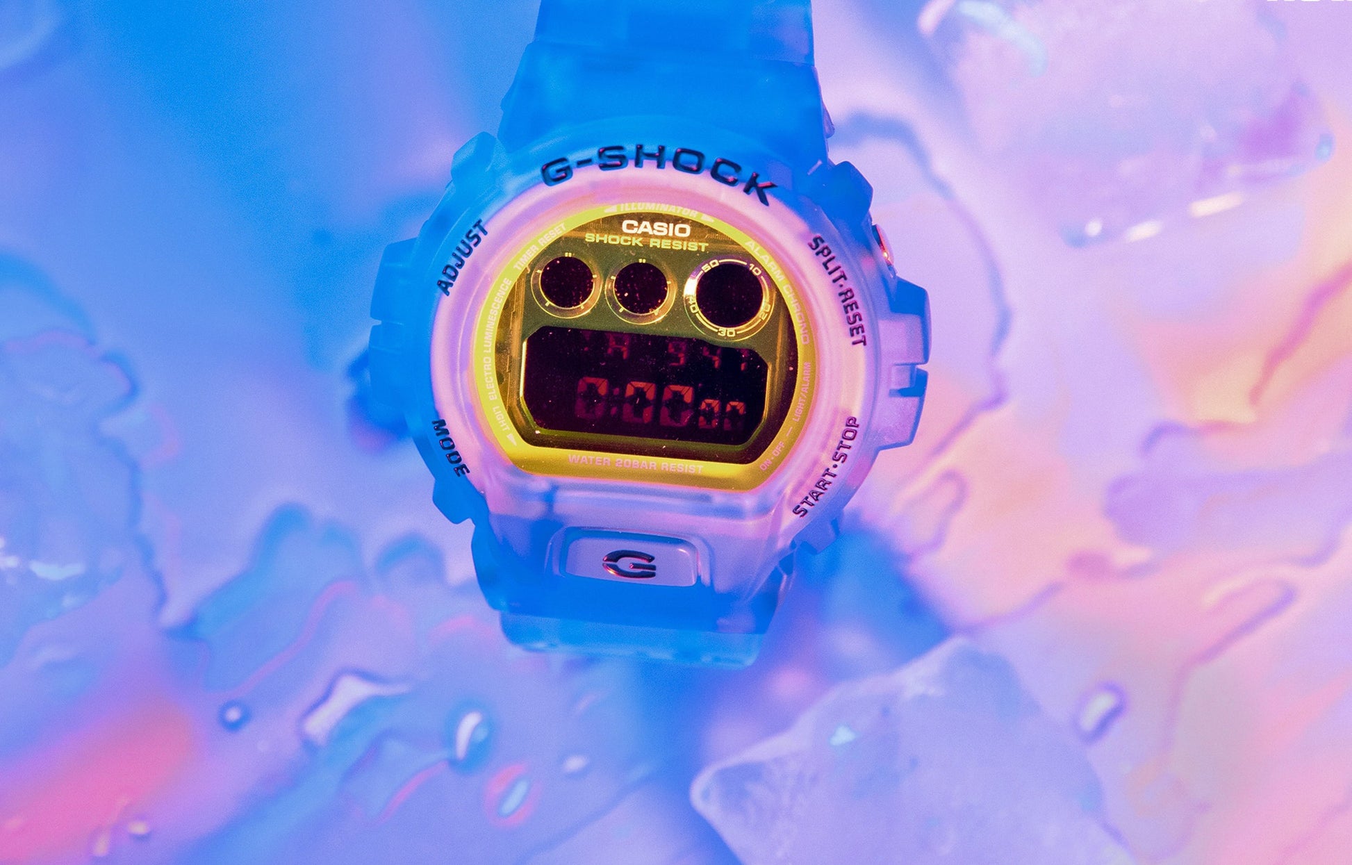 CASIO G-Shock Digital 'Light Blue' DW-6900LS-2PR
