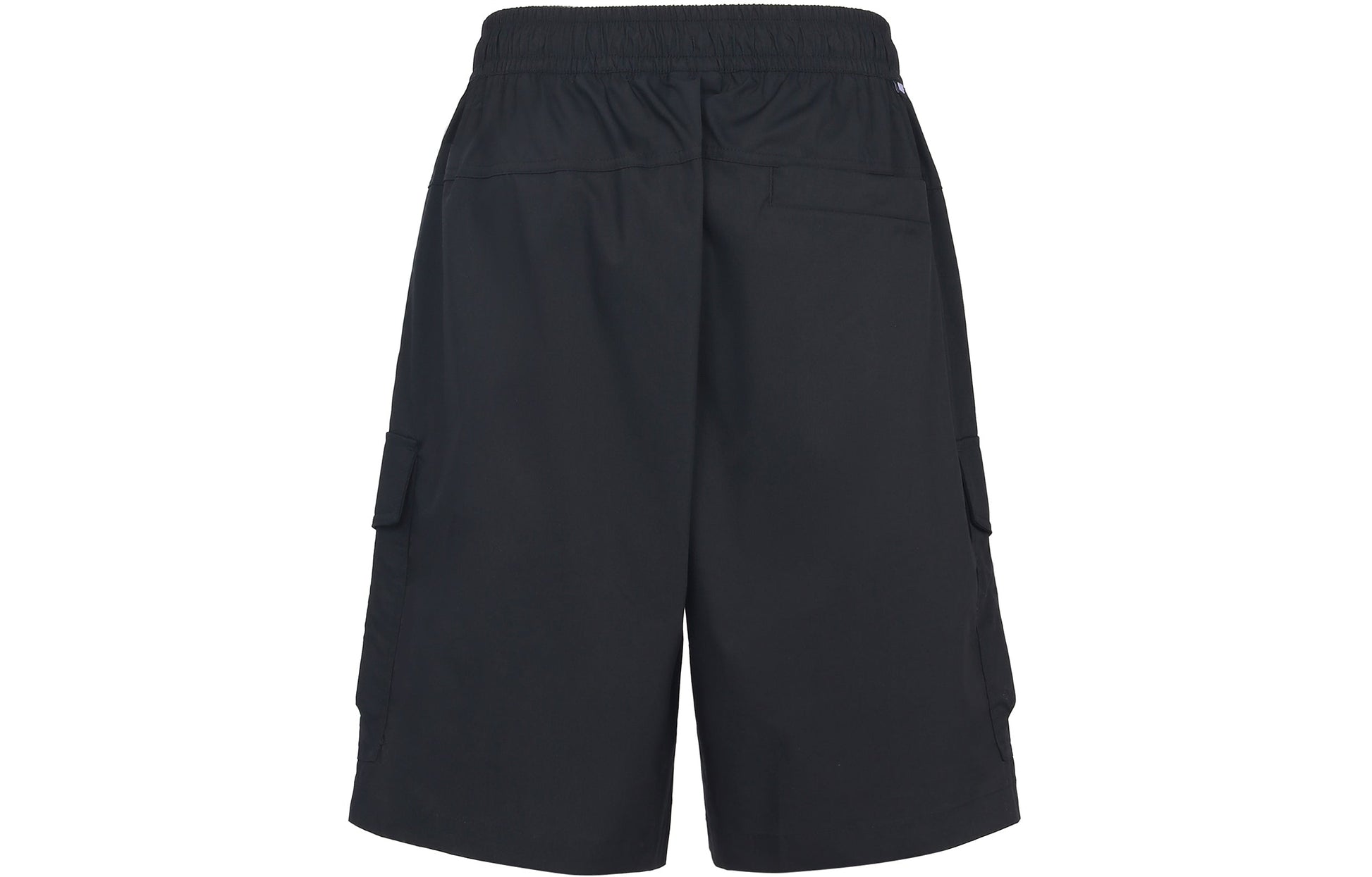 Nike Sportswear Sport Essentials Solid Color Logo Embroidered Big Pocket Straight Shorts Black DM6834-010