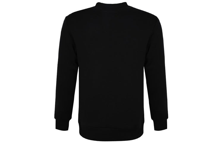 Converse Star Chevron EMB Crew Sweatshirt Asia Sizing 'Black' 10008816-A01