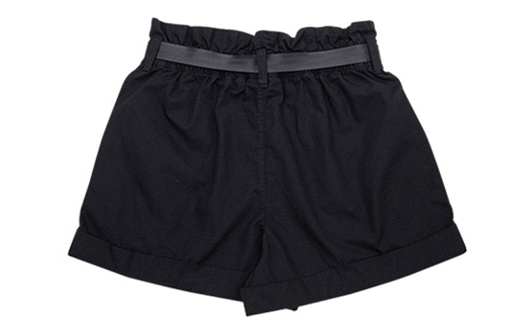(WMNS) FILA Fusion Alphabet Belt Black Shorts T11W032801F-BK