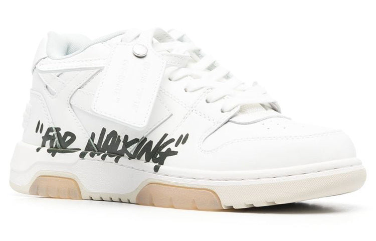 (WMNS) Off-White Out Of Office Low "For Walking" Sneaker 'White Black' OWIA259C99LEA0040110