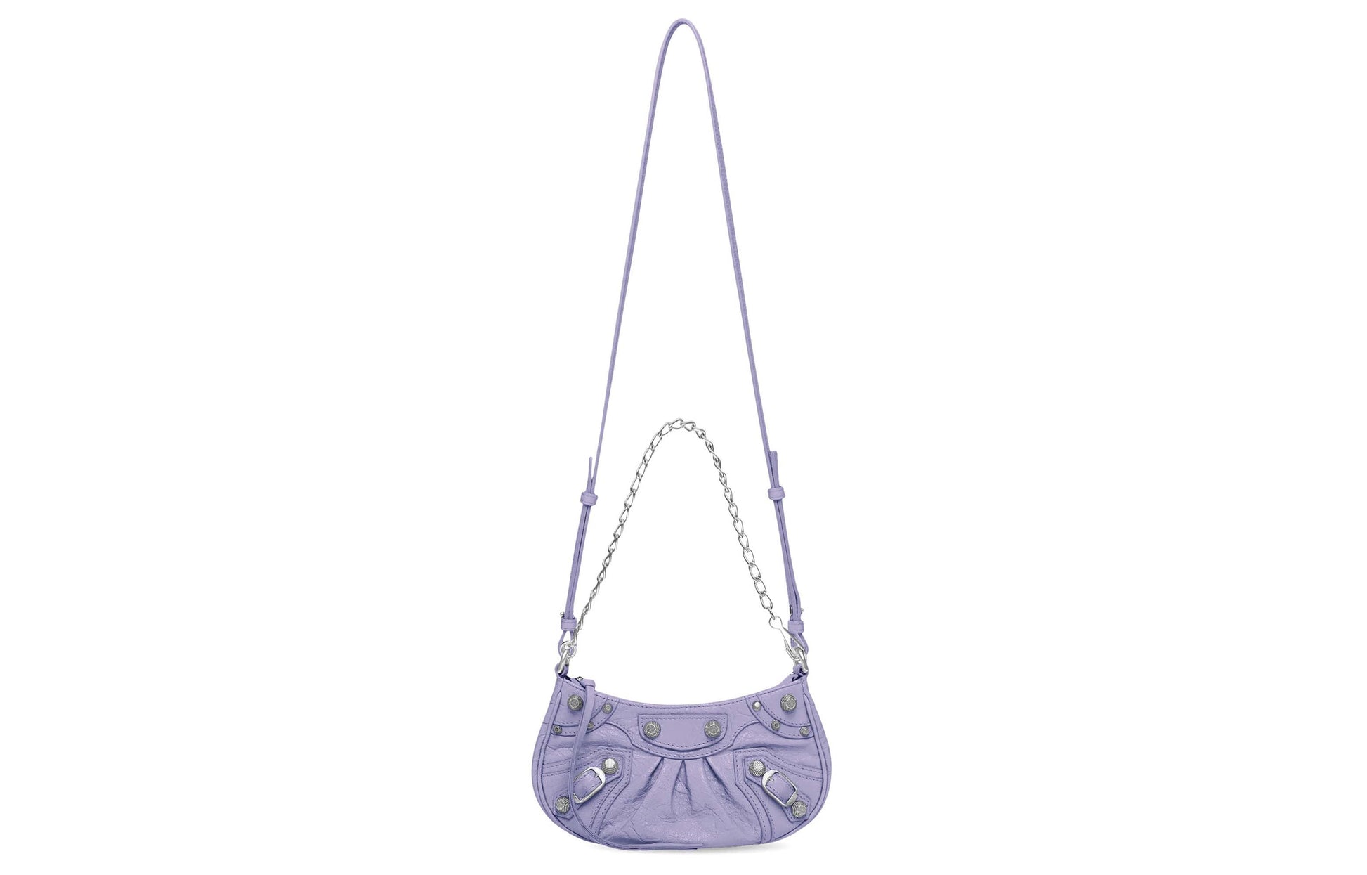 (WMNS) Balenciaga Le Cagole Mini Bag with Chain 'Lilac' 6958141VG9Y5304
