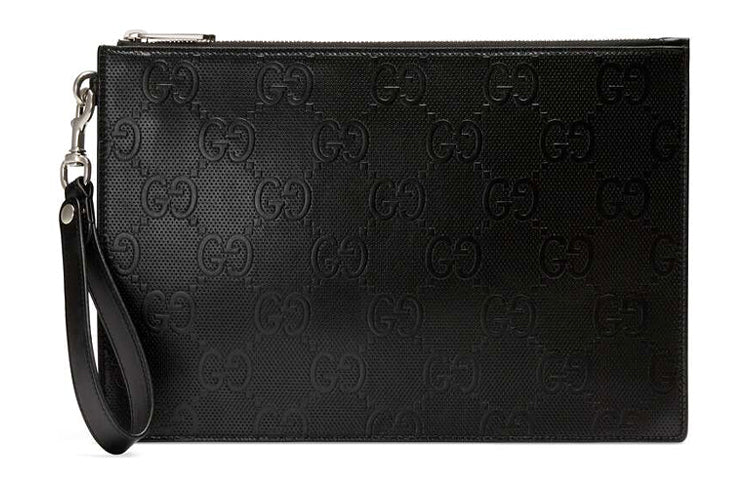 Gucci GG Embossed Pouch 'Black' 625569-1W3AN-1000