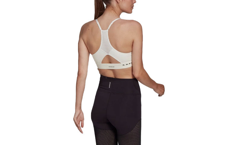 (WMNS) adidas Karlie Kloss Light-Support Bra 'White' GH7358